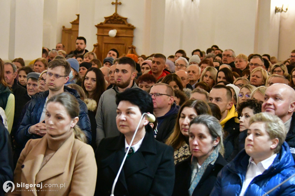 Marcin Zieliński poprowadził modlitwę w Biłgoraju