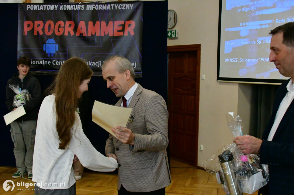 Biłgoraj. II Powiatowym Konkursie Informatycznym Programmer