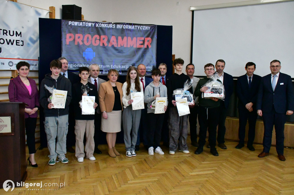 Biłgoraj. II Powiatowym Konkursie Informatycznym Programmer