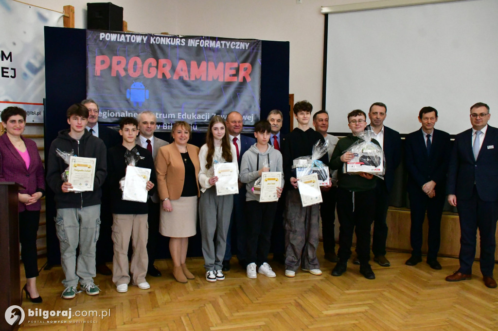 Biłgoraj. II Powiatowym Konkursie Informatycznym Programmer