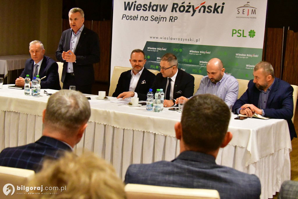 Biłgoraj. Ludowcy spotkali się z rolnikami