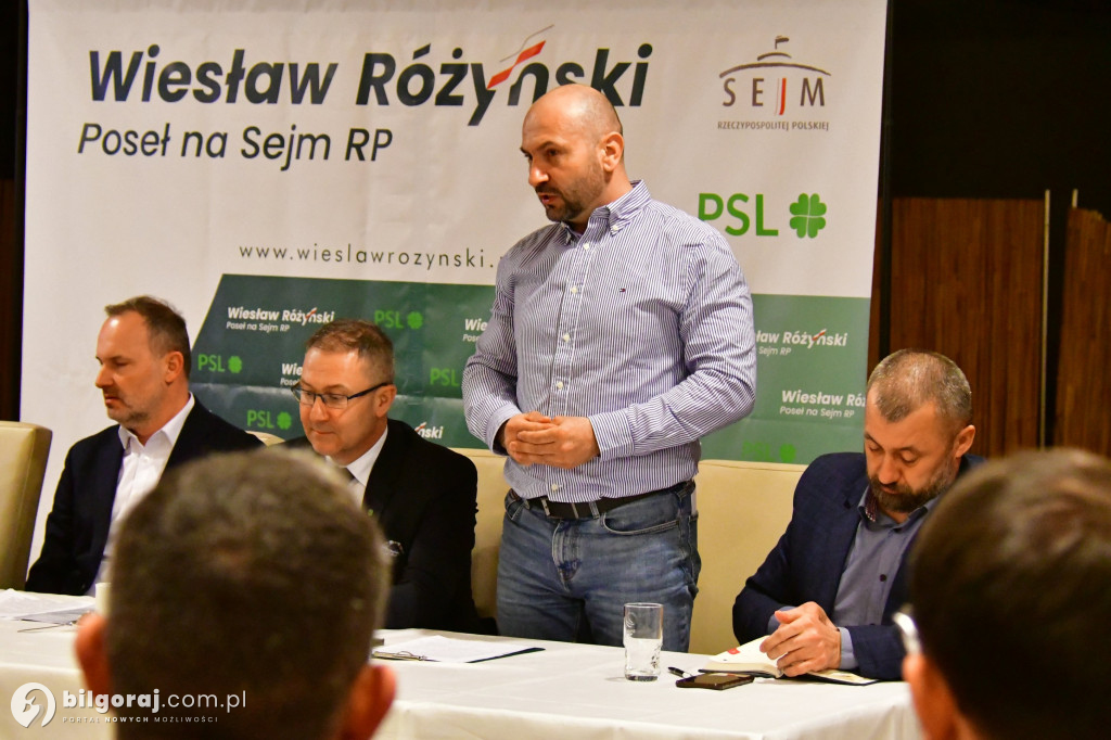Biłgoraj. Ludowcy spotkali się z rolnikami