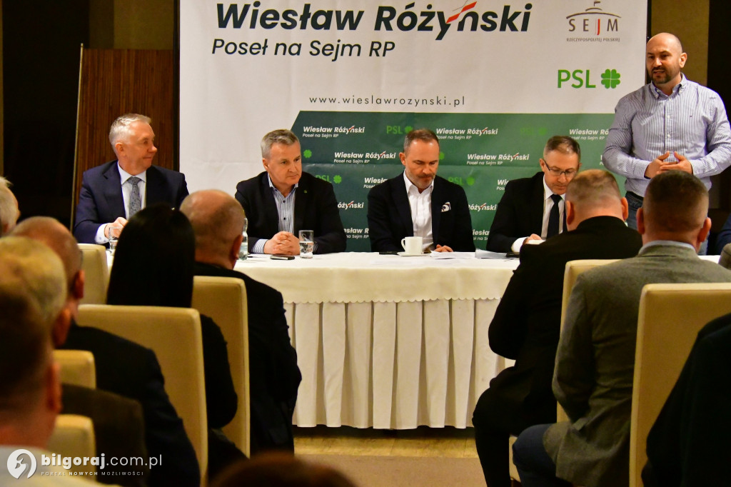 Biłgoraj. Ludowcy spotkali się z rolnikami