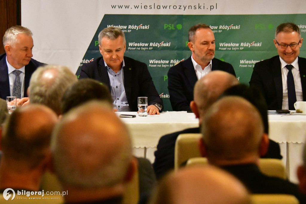 Biłgoraj. Ludowcy spotkali się z rolnikami