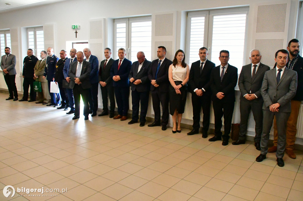 Uroczyste przejęcie obowiązków Komendanta Powiatowego PSP w Biłgoraju