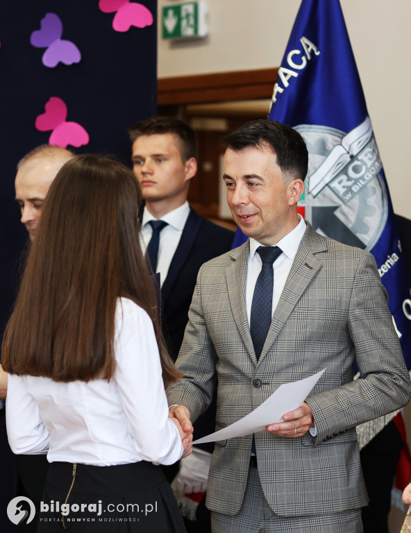 Zakończenie roku szkolnego maturzystów RCEZ w Biłgoraju