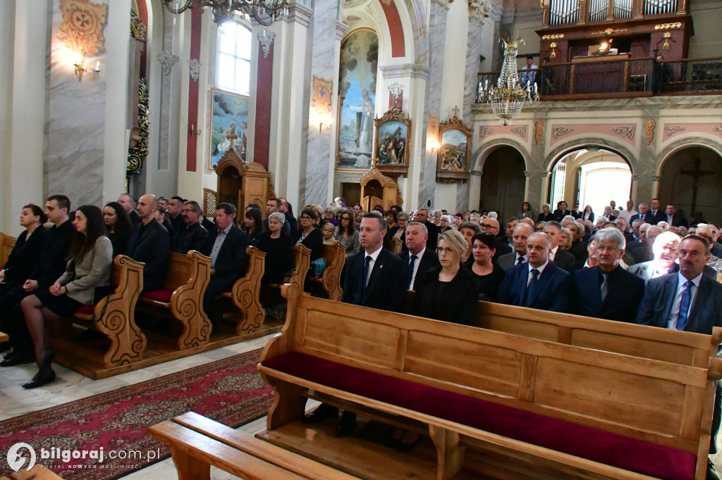 Pogrzeb śp. Eugeniusza Stróża, byłego burmistrza Tarnogrodu