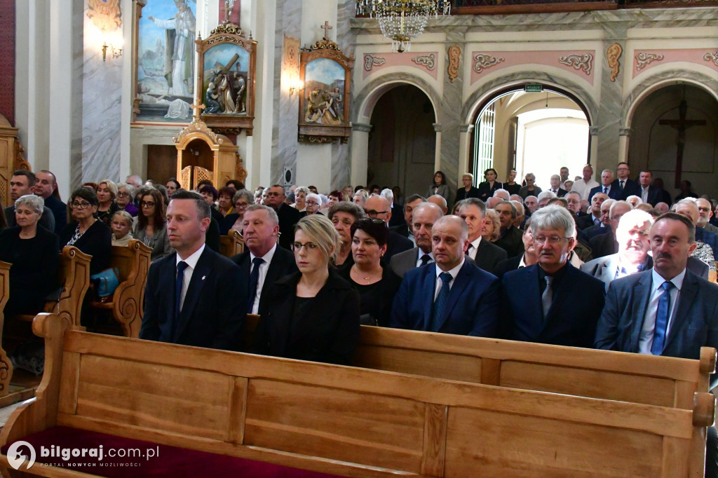 Pogrzeb śp. Eugeniusza Stróża, byłego burmistrza Tarnogrodu