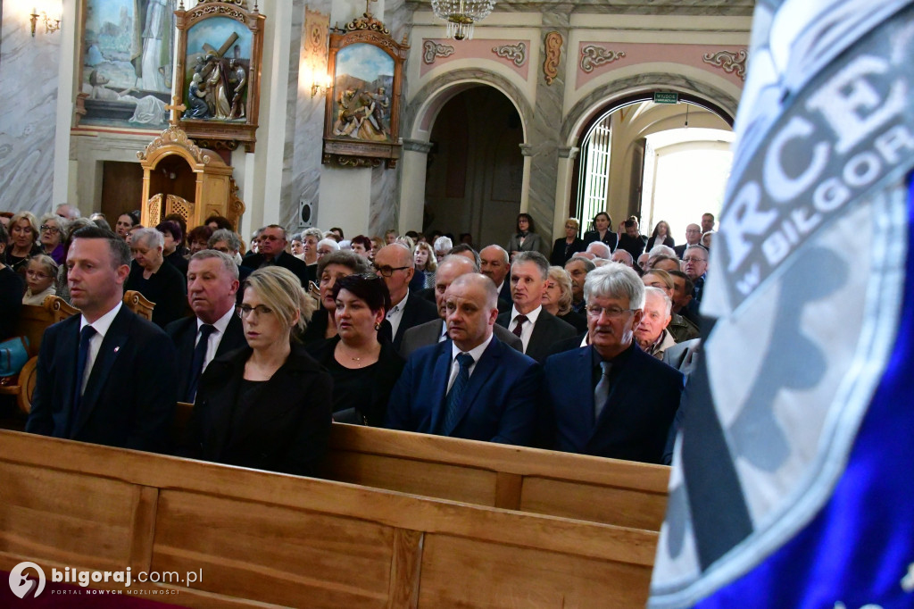 Pogrzeb śp. Eugeniusza Stróża, byłego burmistrza Tarnogrodu