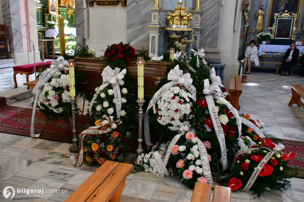 Pogrzeb śp. Eugeniusza Stróża, byłego burmistrza Tarnogrodu