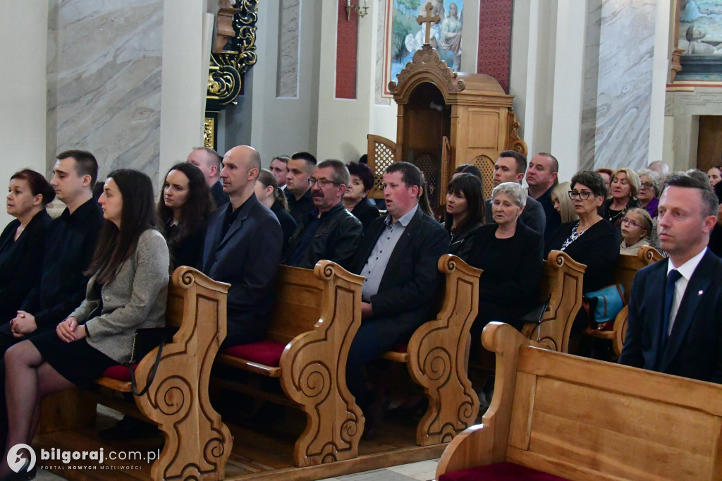Pogrzeb śp. Eugeniusza Stróża, byłego burmistrza Tarnogrodu