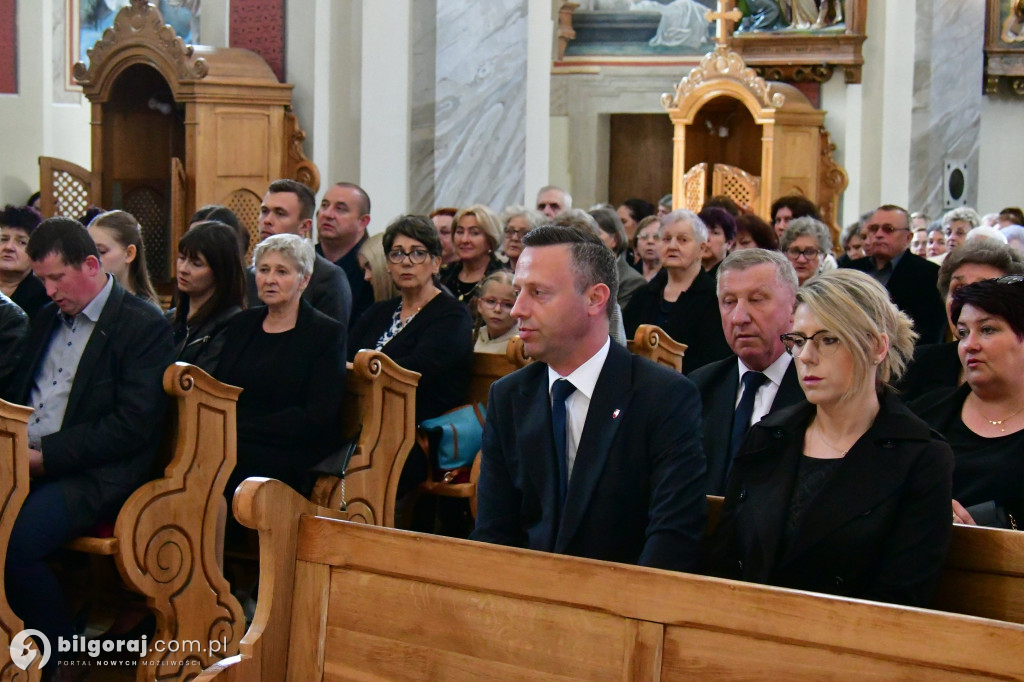 Pogrzeb śp. Eugeniusza Stróża, byłego burmistrza Tarnogrodu