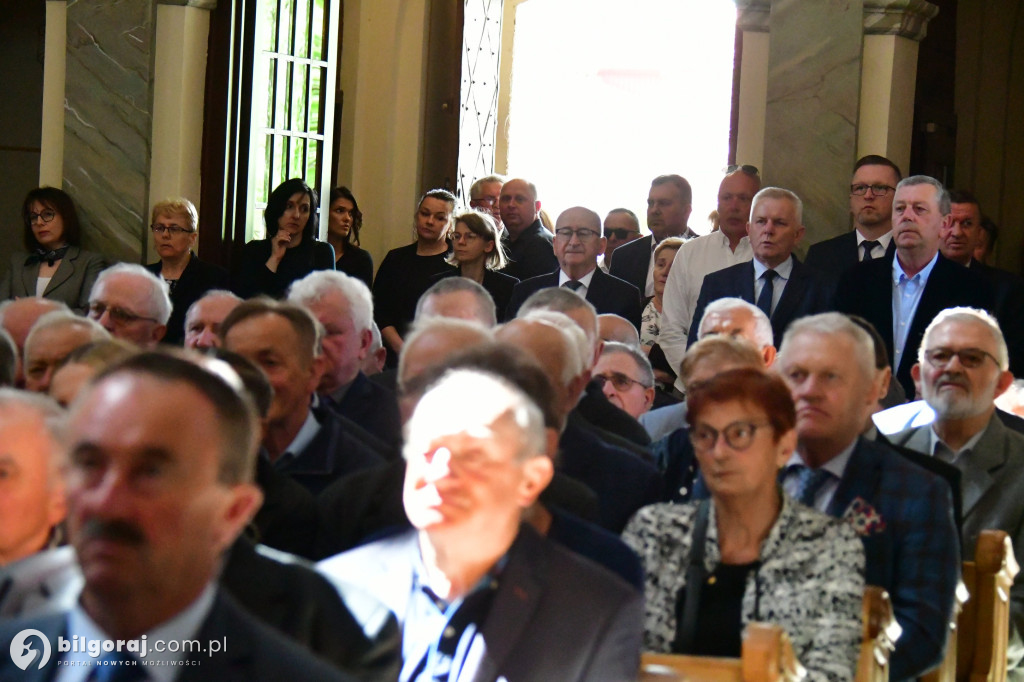 Pogrzeb śp. Eugeniusza Stróża, byłego burmistrza Tarnogrodu