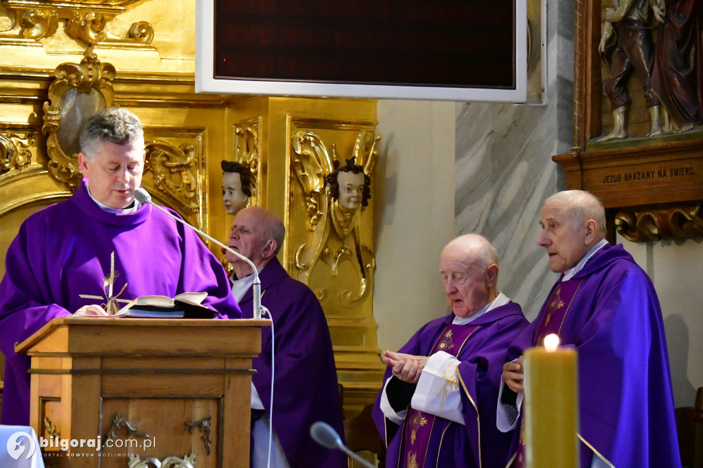 Pogrzeb śp. Eugeniusza Stróża, byłego burmistrza Tarnogrodu