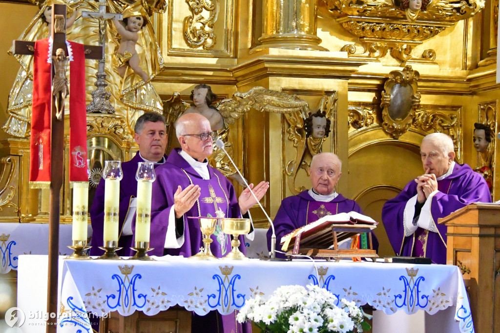 Pogrzeb śp. Eugeniusza Stróża, byłego burmistrza Tarnogrodu