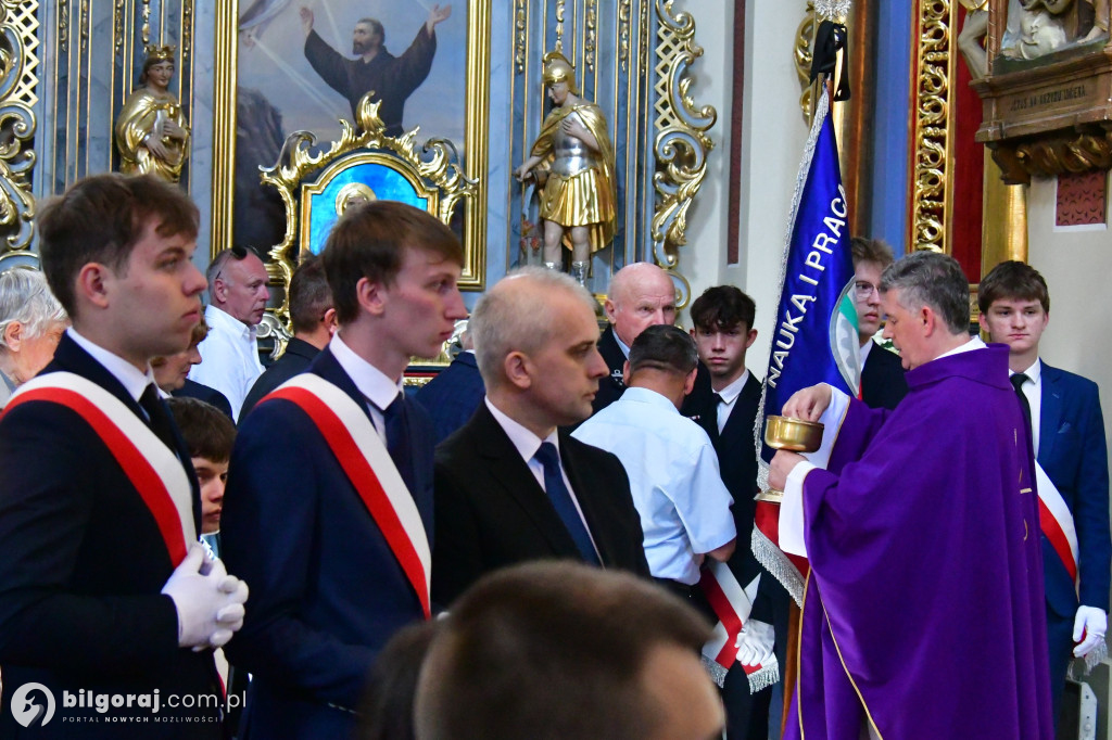 Pogrzeb śp. Eugeniusza Stróża, byłego burmistrza Tarnogrodu
