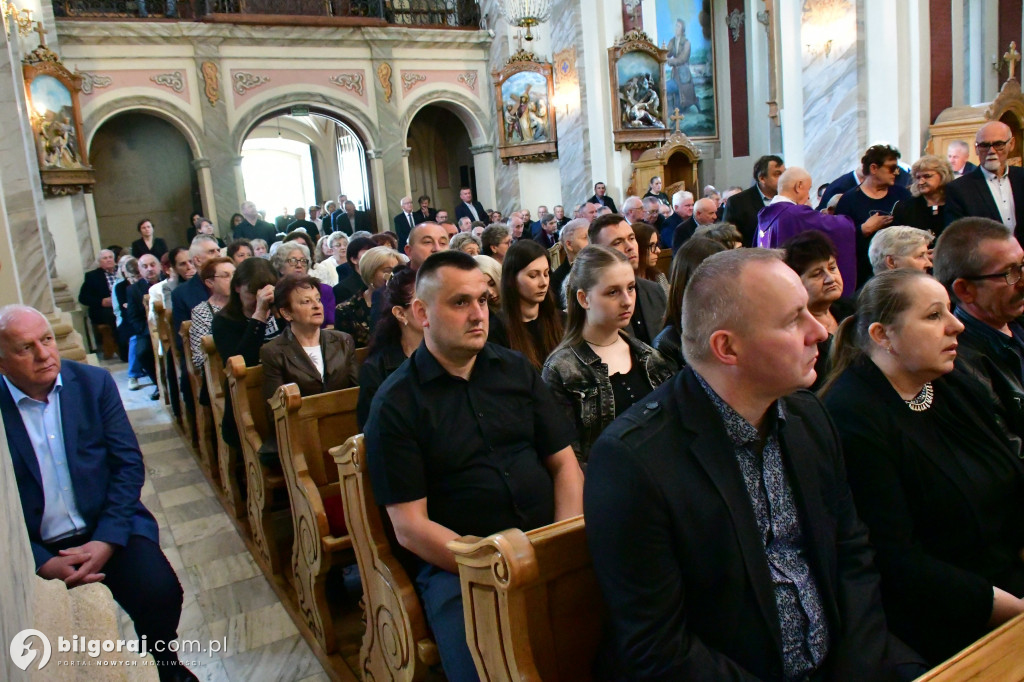 Pogrzeb śp. Eugeniusza Stróża, byłego burmistrza Tarnogrodu