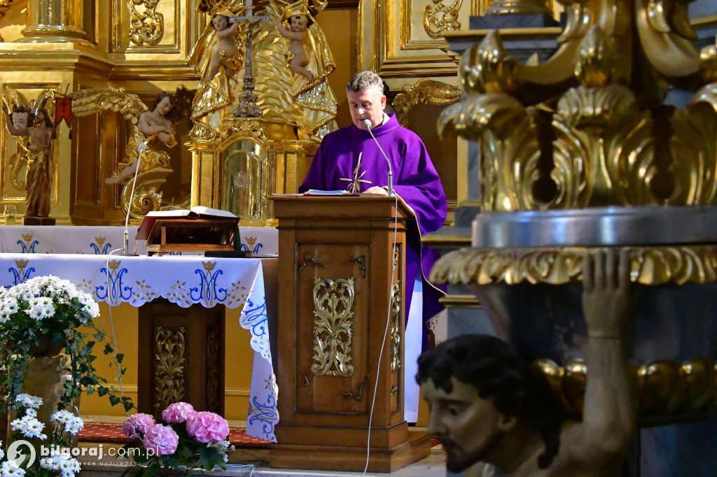 Pogrzeb śp. Eugeniusza Stróża, byłego burmistrza Tarnogrodu