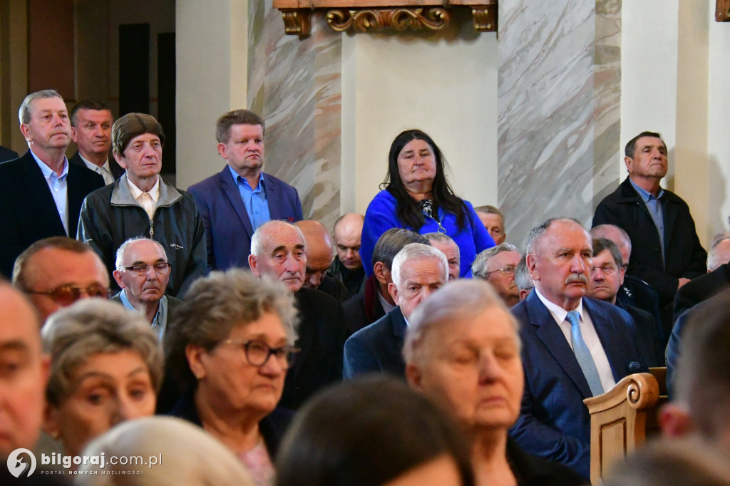 Pogrzeb śp. Eugeniusza Stróża, byłego burmistrza Tarnogrodu