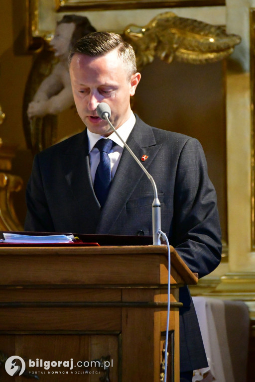 Pogrzeb śp. Eugeniusza Stróża, byłego burmistrza Tarnogrodu