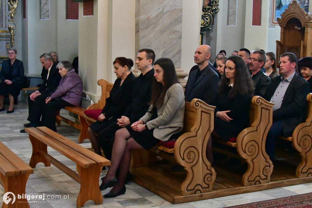 Pogrzeb śp. Eugeniusza Stróża, byłego burmistrza Tarnogrodu