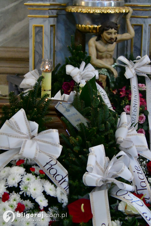 Pogrzeb śp. Eugeniusza Stróża, byłego burmistrza Tarnogrodu