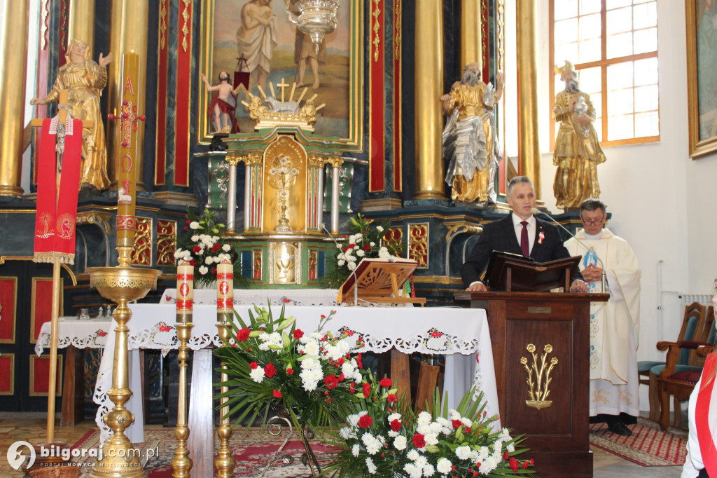 Uroczystości trzeciomajowe w Potoku Górnym