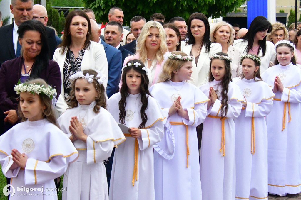 Pierwsza Komunia Święta w parafii w Soli