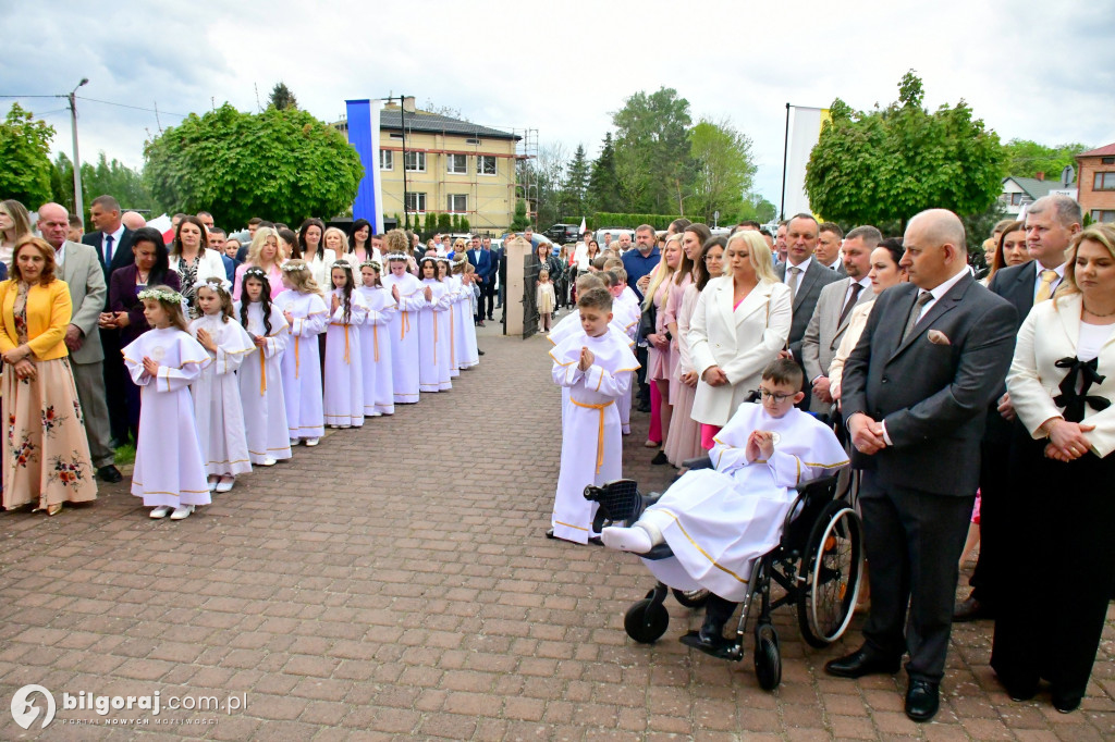 Pierwsza Komunia Święta w parafii w Soli