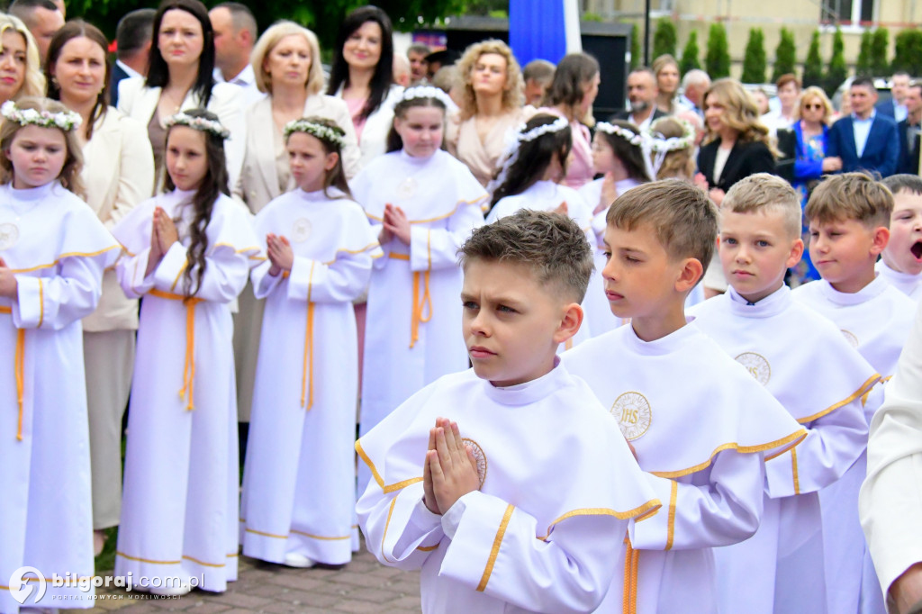 Pierwsza Komunia Święta w parafii w Soli
