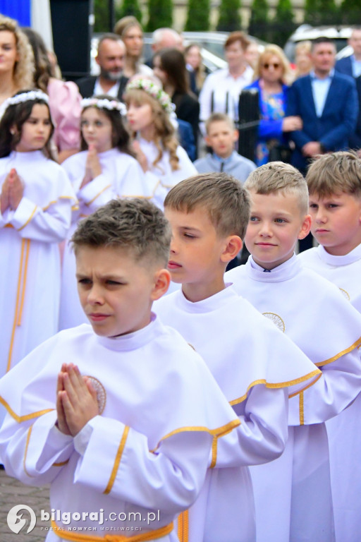 Pierwsza Komunia Święta w parafii w Soli