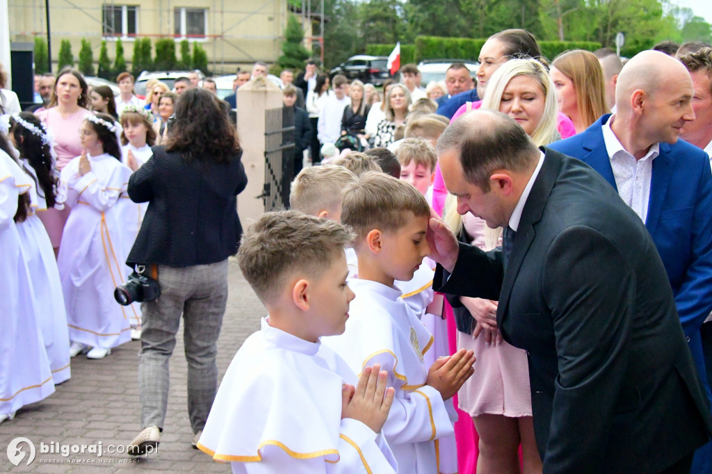 Pierwsza Komunia Święta w parafii w Soli
