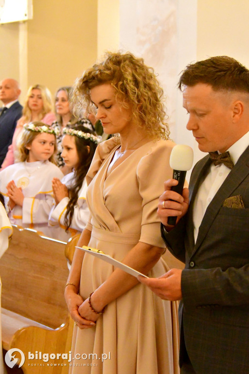 Pierwsza Komunia Święta w parafii w Soli