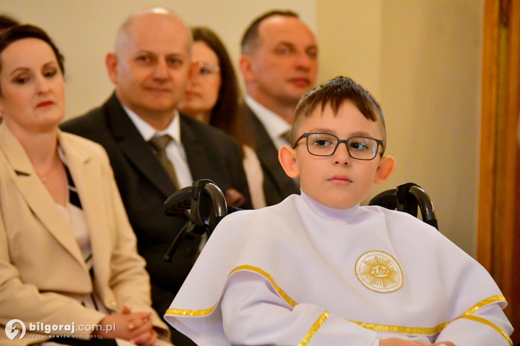 Pierwsza Komunia Święta w parafii w Soli