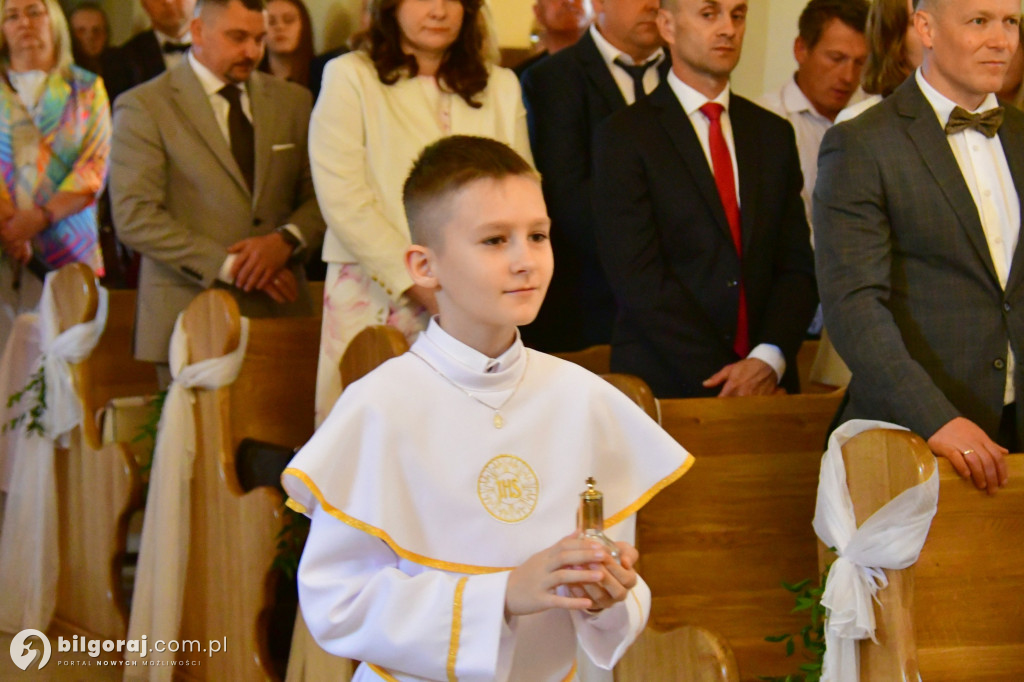 Pierwsza Komunia Święta w parafii w Soli