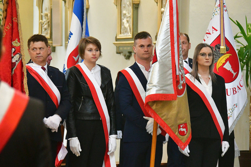 Delegacja Powiatu Biłgorajskiego na XVI Pielgrzymce Samorządów Terytorialnych w Lubaczowie