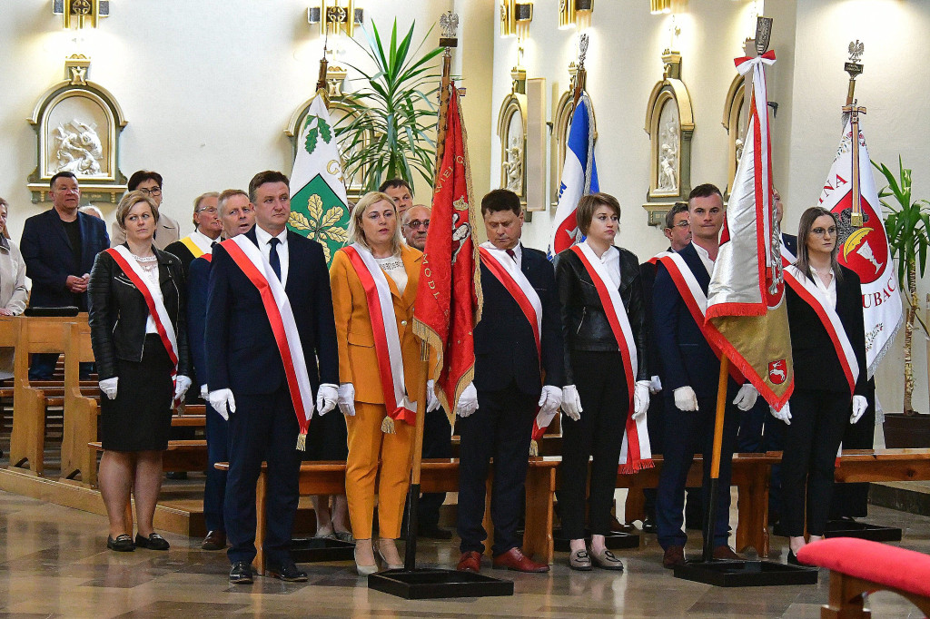 Delegacja Powiatu Biłgorajskiego na XVI Pielgrzymce Samorządów Terytorialnych w Lubaczowie
