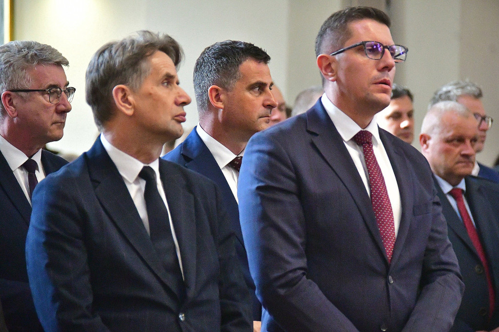 Delegacja Powiatu Biłgorajskiego na XVI Pielgrzymce Samorządów Terytorialnych w Lubaczowie