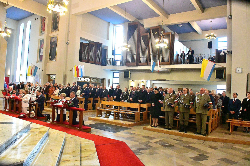 Delegacja Powiatu Biłgorajskiego na XVI Pielgrzymce Samorządów Terytorialnych w Lubaczowie