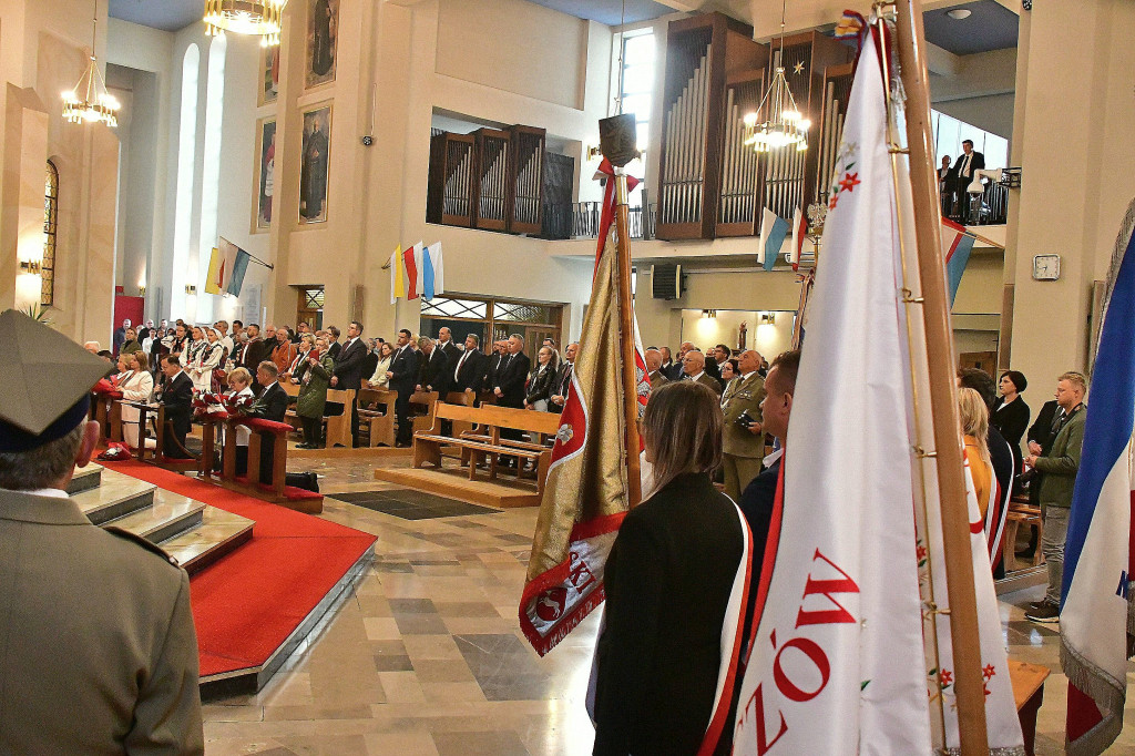 Delegacja Powiatu Biłgorajskiego na XVI Pielgrzymce Samorządów Terytorialnych w Lubaczowie