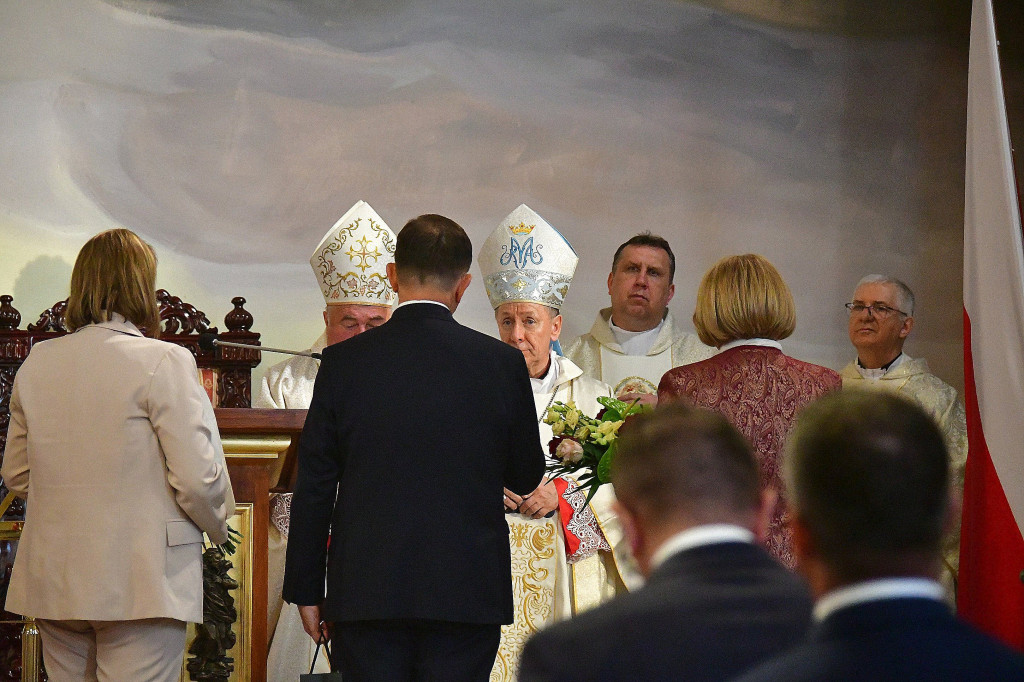 Delegacja Powiatu Biłgorajskiego na XVI Pielgrzymce Samorządów Terytorialnych w Lubaczowie
