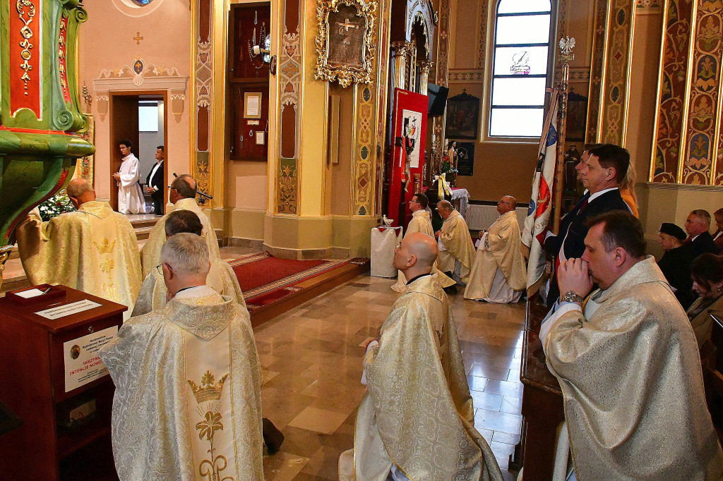 Delegacja Powiatu Biłgorajskiego na XVI Pielgrzymce Samorządów Terytorialnych w Lubaczowie