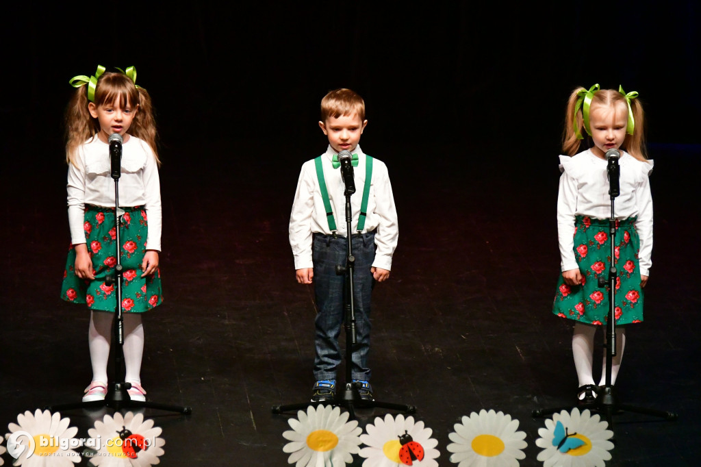 Przełamywanie tremy, pasja i radość - relacja z festiwalu dla przedszkolaków w Biłgoraju