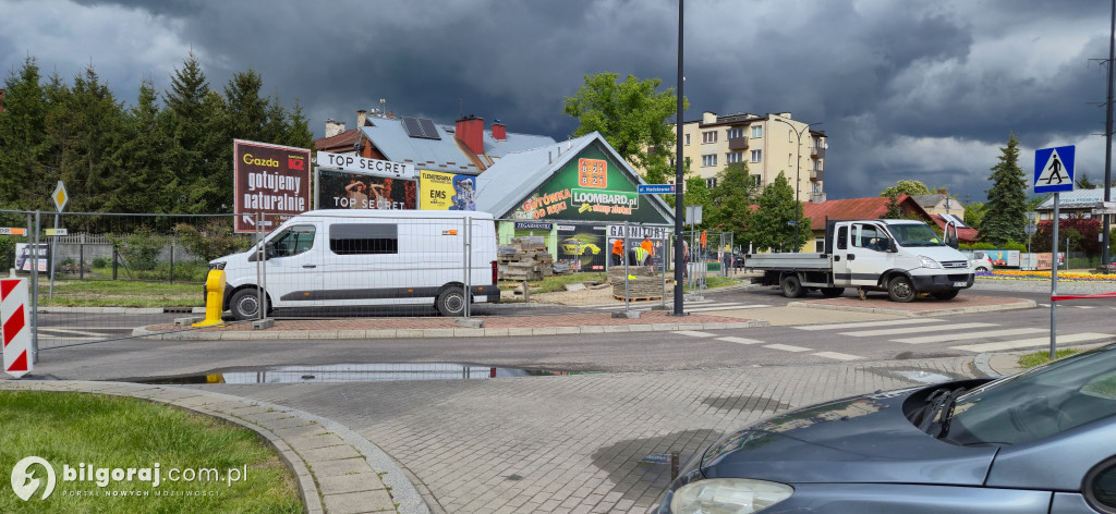 UWAGA. Utrudnienia w centrum Biłgoraja