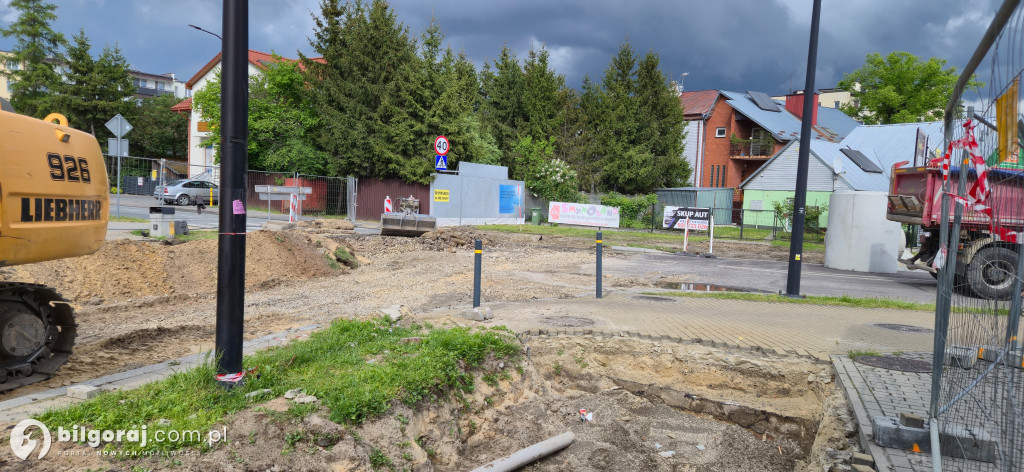 UWAGA. Utrudnienia w centrum Biłgoraja