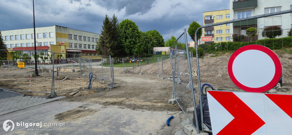 UWAGA. Utrudnienia w centrum Biłgoraja