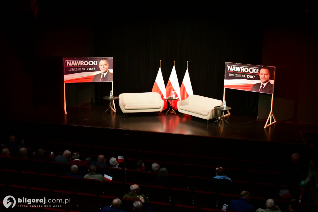 Morawiecki, Czarnek i Obajtek w Biłgoraju