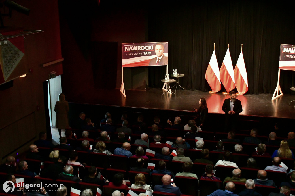 Morawiecki, Czarnek i Obajtek w Biłgoraju