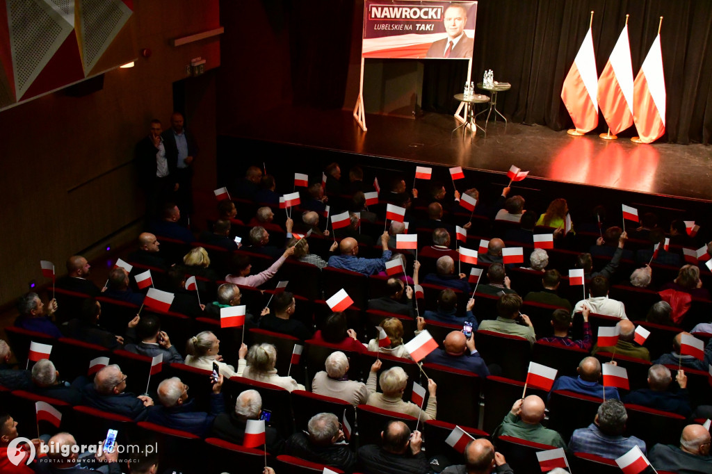 Morawiecki, Czarnek i Obajtek w Biłgoraju