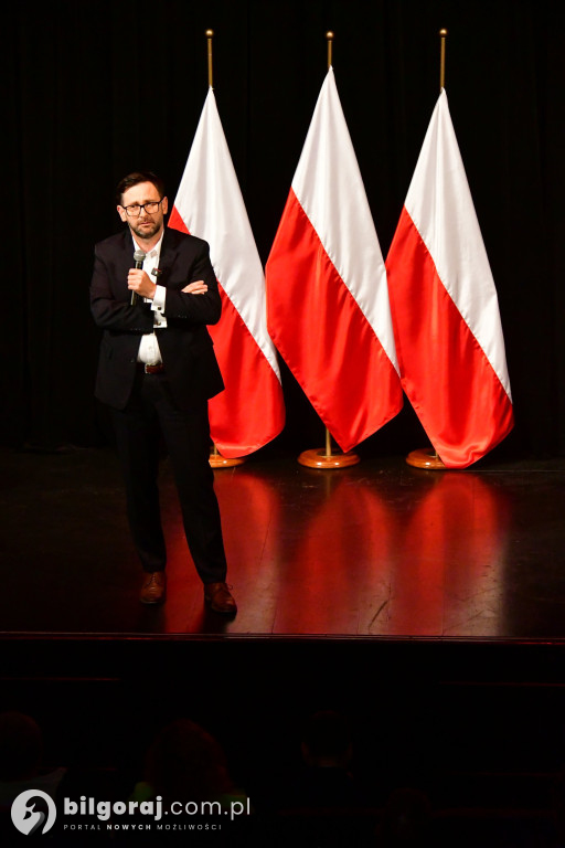 Morawiecki, Czarnek i Obajtek w Biłgoraju